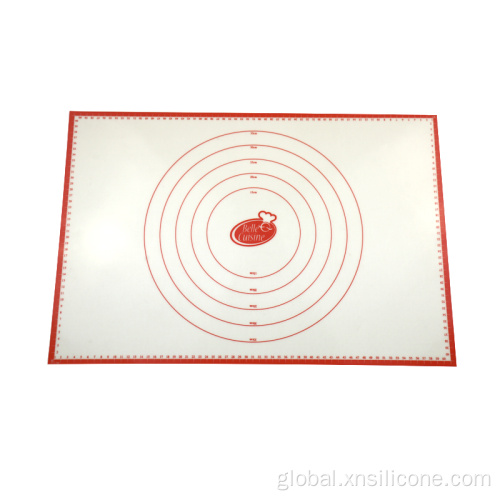Eco-friendly non-slip rolling silicone baking dough mat